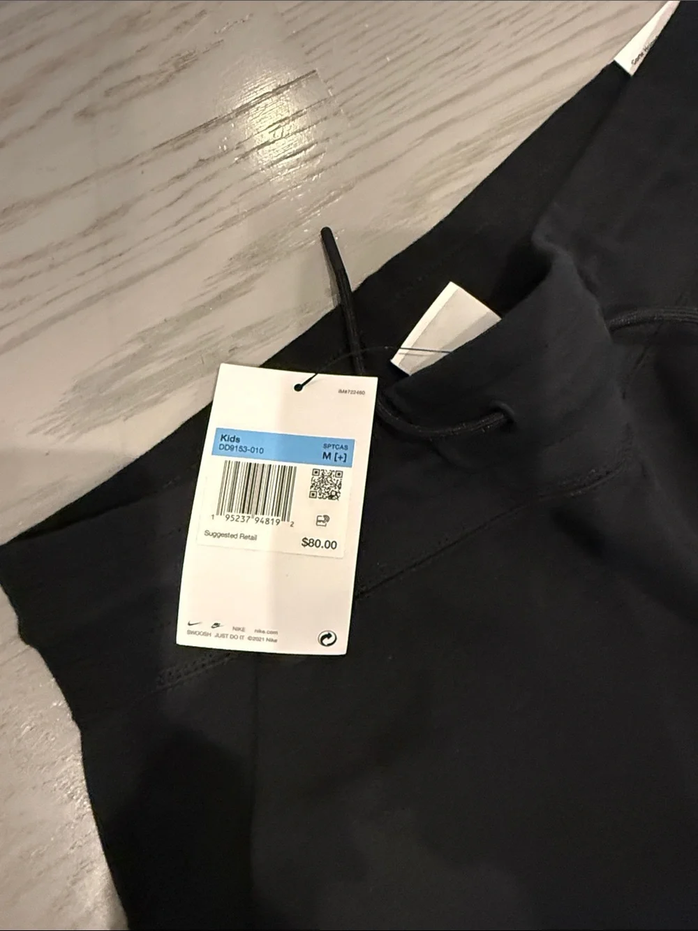 NWT Nike tech Black Joggers boys medium plus